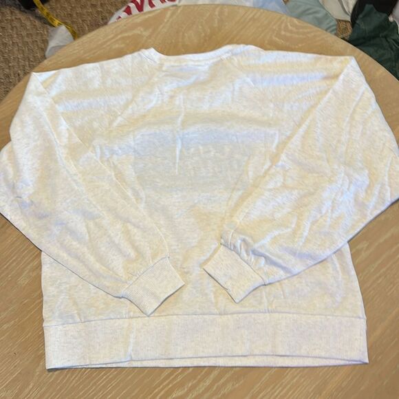 VENUS Womens Love Yourself Sweatshirts, Off White, Size Large, New with bag - Picture 7 of 8